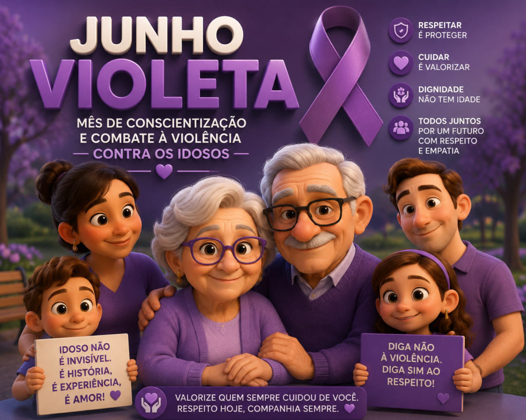 Junho Violeta Combate à Violência contra os Idosos