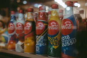 Garrafas das copas do mundo