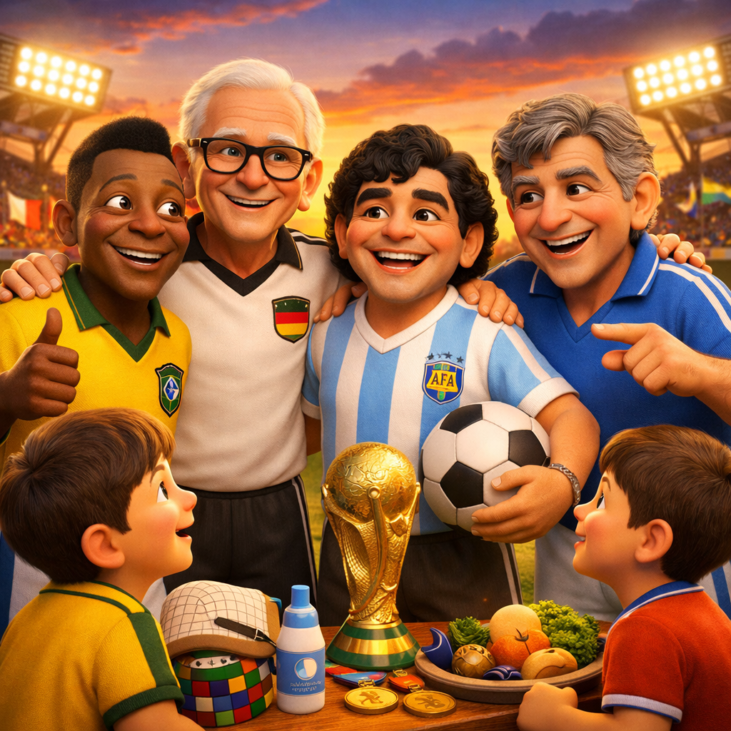 Jogadores Lendários das Copas que Hoje Têm Mais de 60 Anos Eles Encantaram o Mundo e Continuam Inspirando Gerações