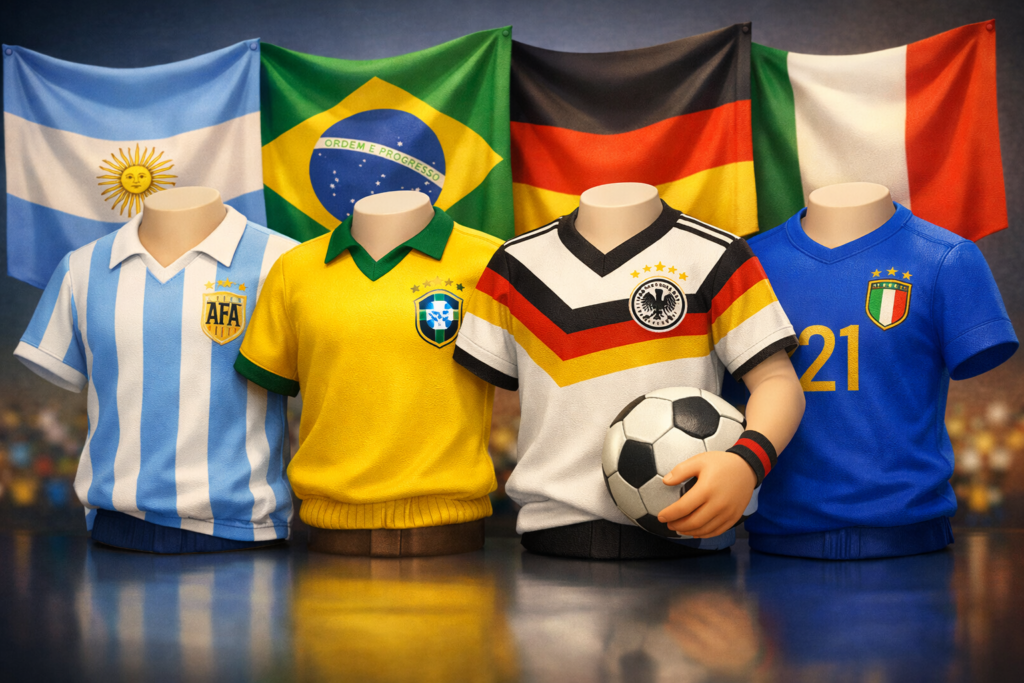 Os Uniformes Mais Bonitos das Copas Qual Camisa Marcou Sua Juventude